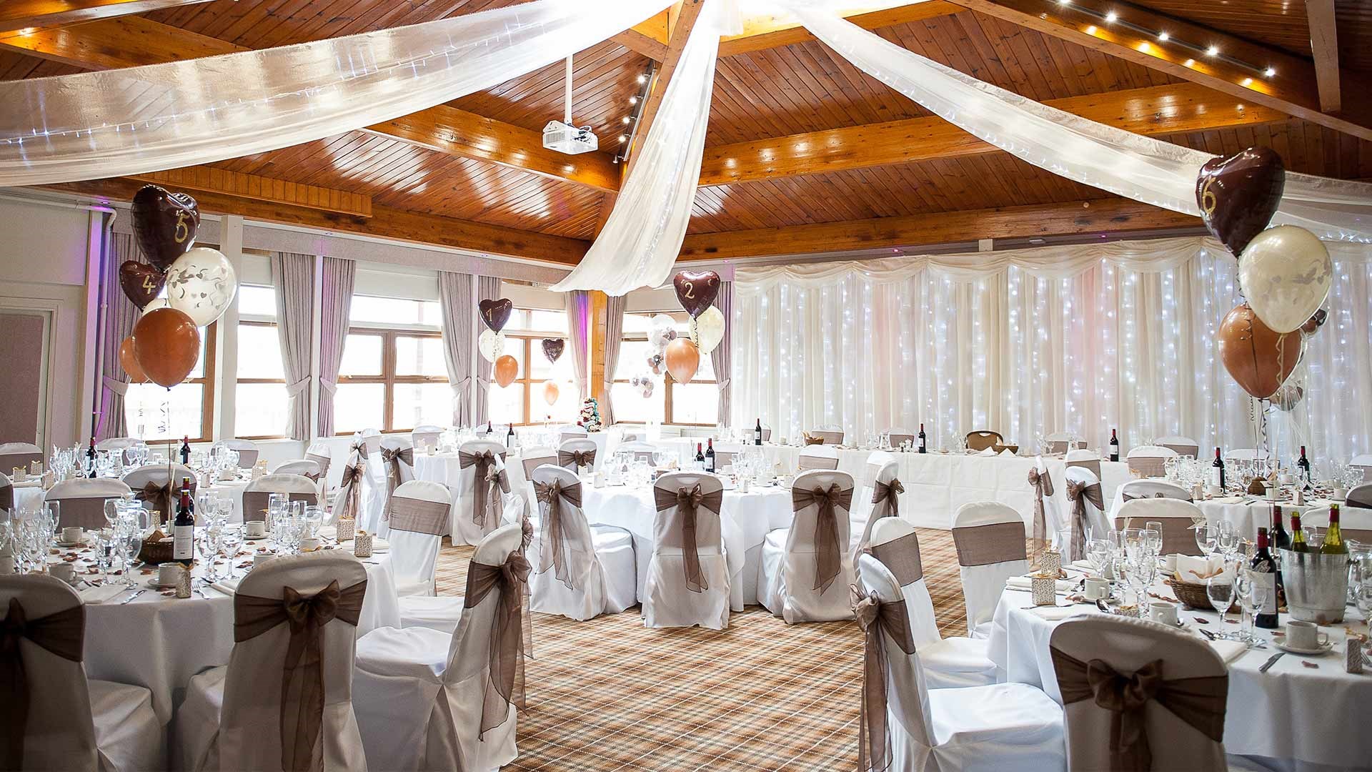 Image of wedding venue dressed brown web res