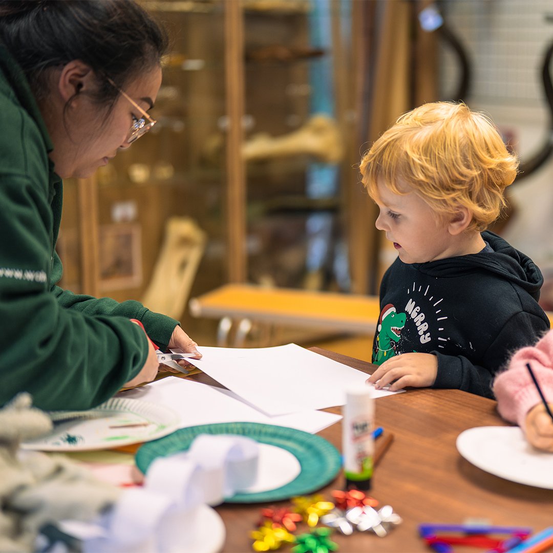 Image of sophy and michael doing crafts web 1080x1080