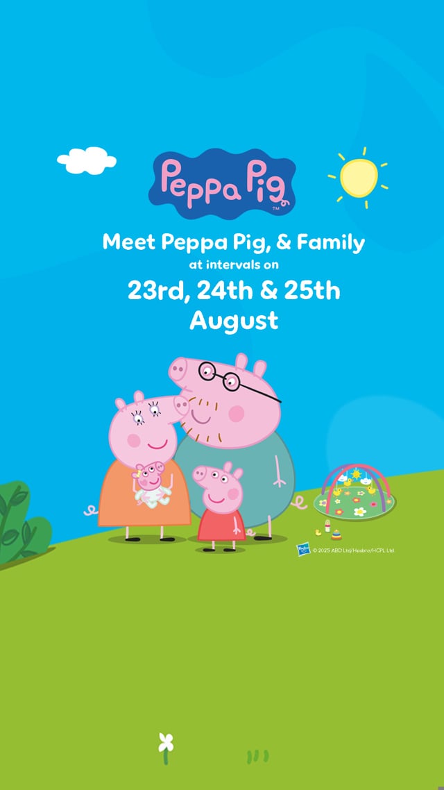 Peppa Pig and family are visiting Woburn Safari Park on selected dates this August! 