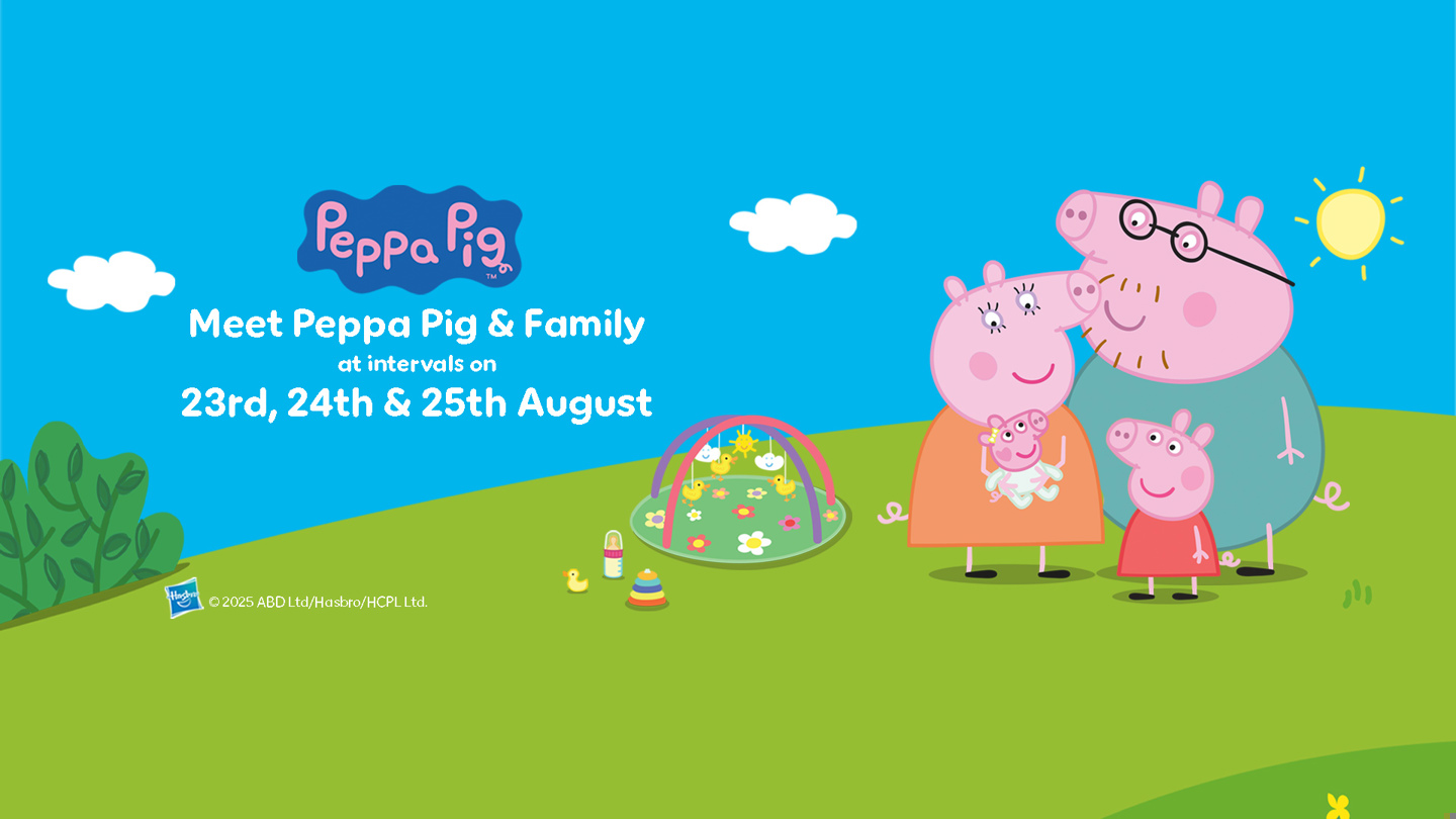 Peppa pig and family are visiting Woburn Safari Park on August bank holiday weekend! 