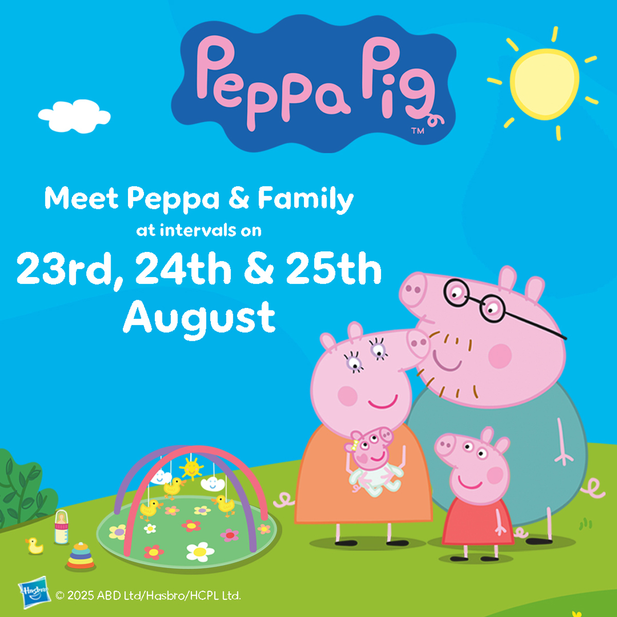 Image of  peppa and family 1f whats on carousel 1080x1080