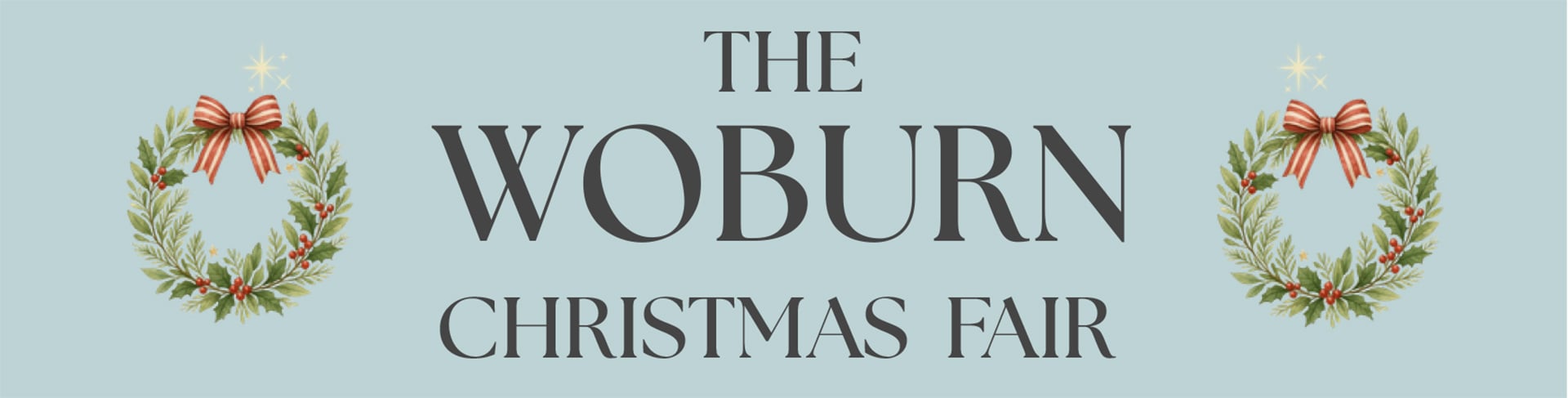 Woburn Christmas Gift Fair banner header 